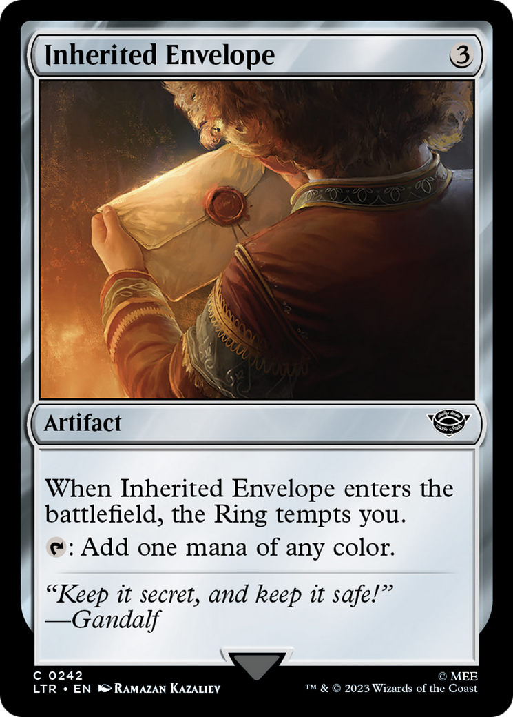 Inherited Envelope (LTR-242) [The Lord of the Rings: Tales of Middle-earth]