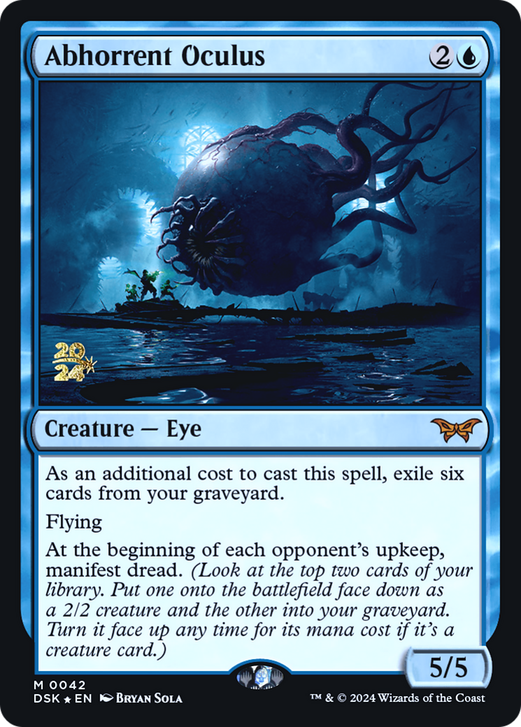 Abhorrent Oculus (PRE-42S) [Duskmourn: House of Horror Promos] Foil