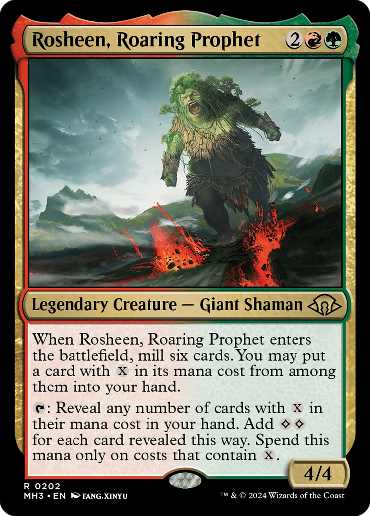 Rosheen, Roaring Prophet (MH3-202) [Modern Horizons 3] Foil