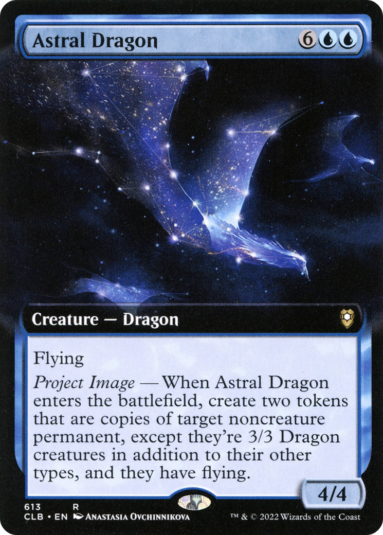 Astral Dragon (Extended Art) (CLB-613) [Commander Legends: Battle for Baldur's Gate]