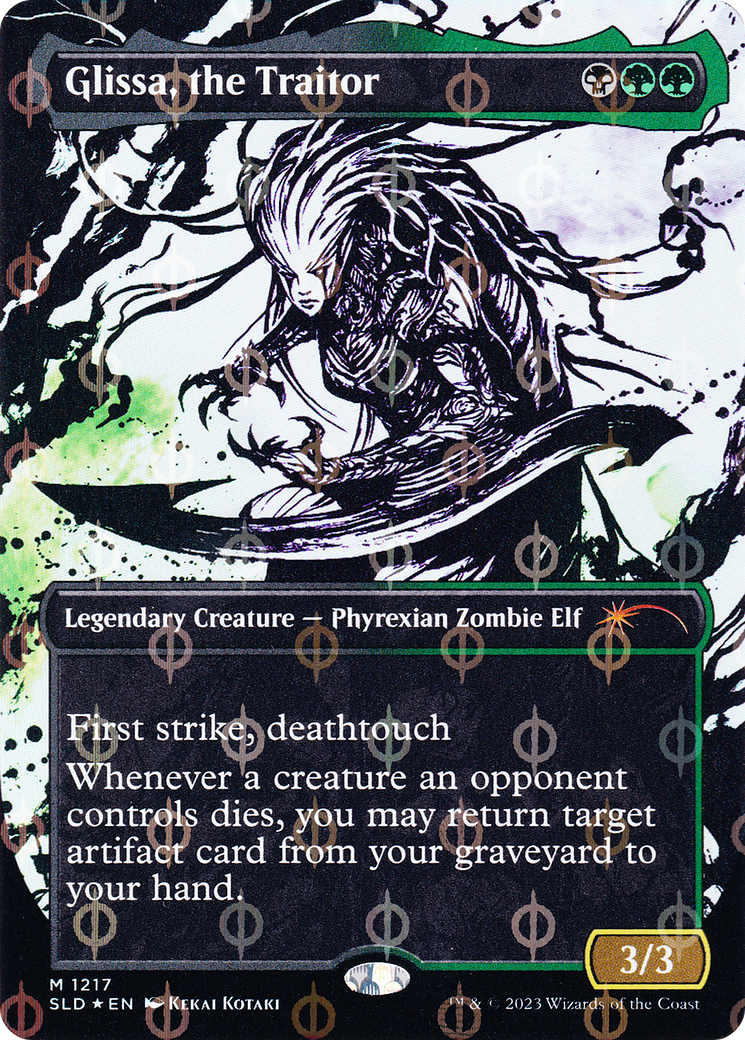 Glissa, the Traitor (SLD-1217) [Secret Lair Drop] (Borderless) Foil