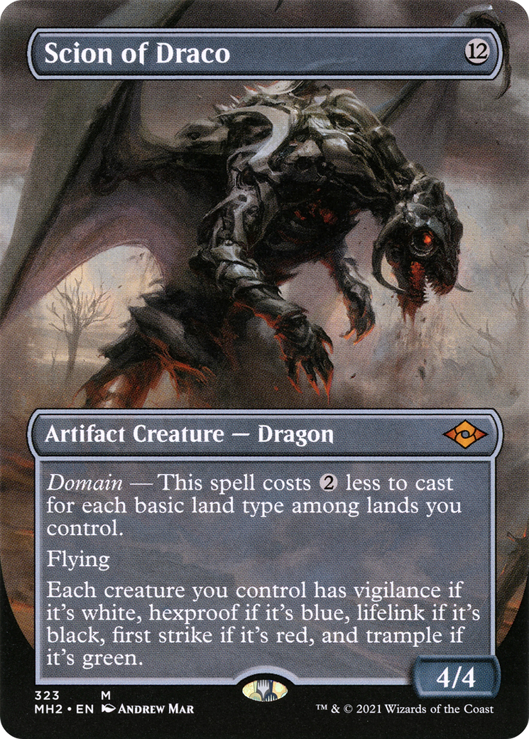 Scion of Draco (Borderless) (MH2-323) (Borderless) [Modern Horizons 2]
