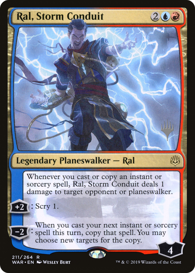 Ral, Storm Conduit (PPELD-211P) [Promo Pack: War of the Spark Promos]