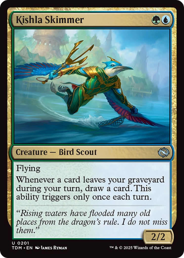 Kishla Skimmer (TDM-201) [Tarkir: Dragonstorm] Foil