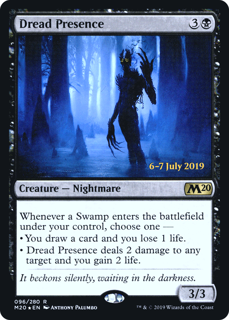 Dread Presence (PRE-96S) [Core Set 2020 Promos] Foil