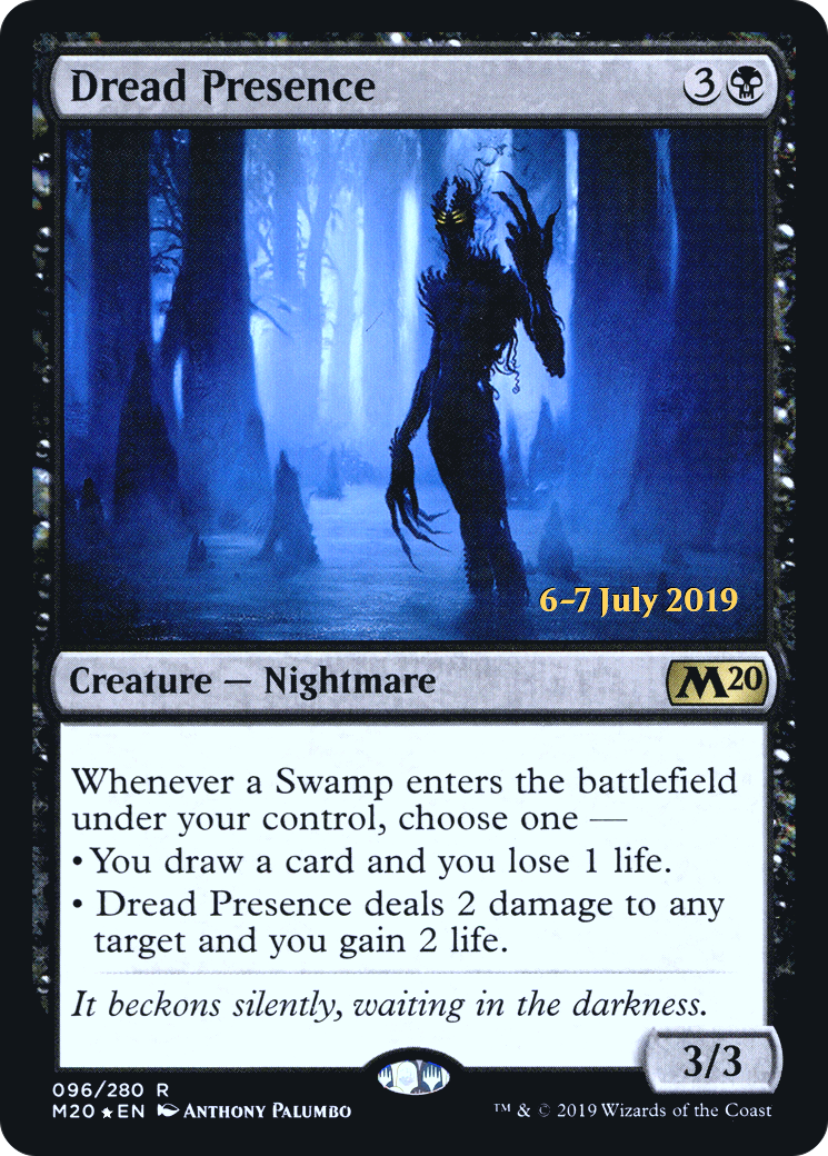 Dread Presence (PRE-96S) [Core Set 2020 Promos] Foil