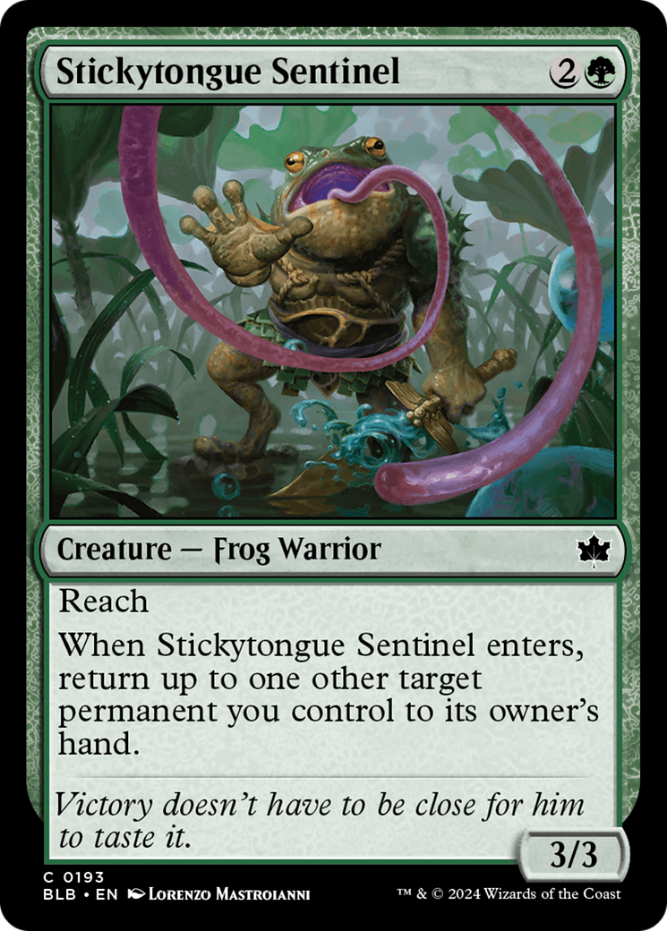 Stickytongue Sentinel (BLB-193) [Bloomburrow] Foil