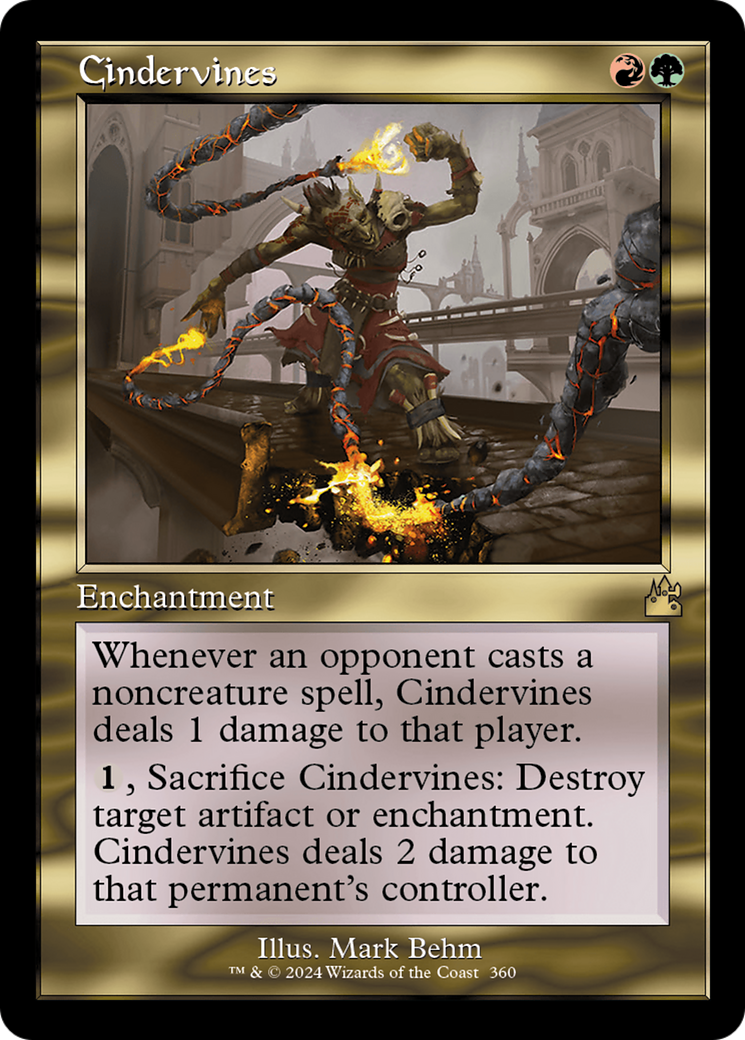 Cindervines (RVR-360) [Ravnica Remastered]