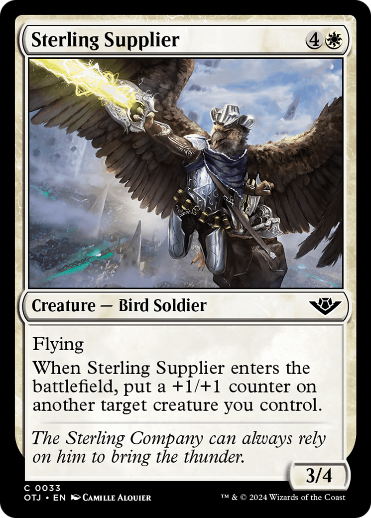 Sterling Supplier (OTJ-033) [Outlaws of Thunder Junction] Foil