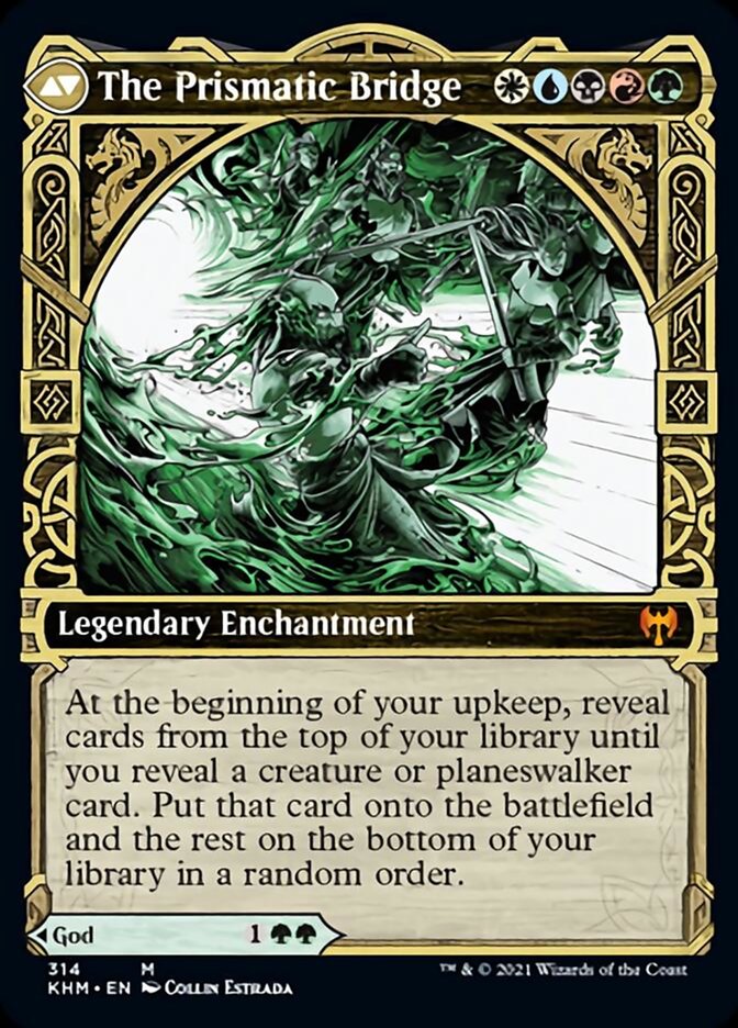 Esika, God of the Tree // The Prismatic Bridge (KHM-314) [Kaldheim]: (Showcase) Foil