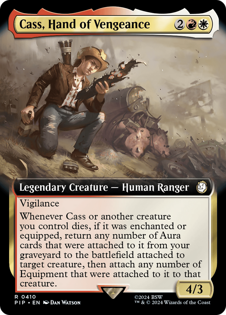 Cass, Hand of Vengeance (PIP-410) [Fallout]: (Extended Art) Foil