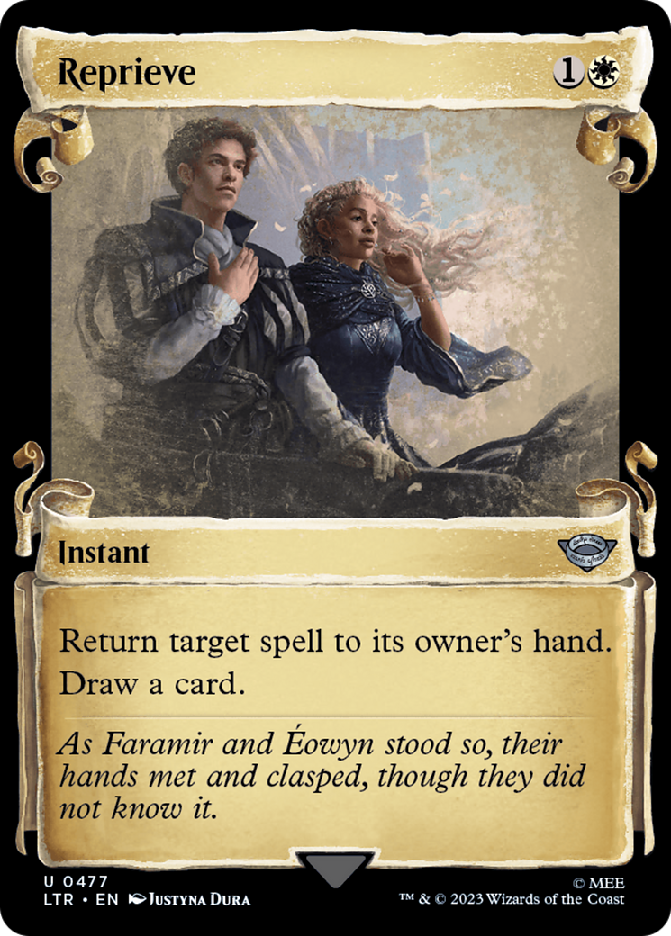 Reprieve (Showcase Scrolls) (LTR-477) [The Lord of the Rings: Tales of Middle-earth]