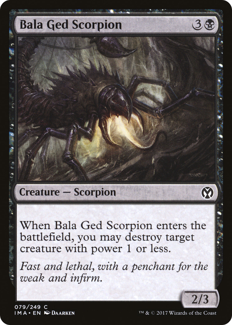 Bala Ged Scorpion (IMA-079) [Iconic Masters]