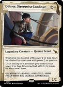 Delney, Streetwise Lookout (MKM-337) [Murders at Karlov Manor]: (Showcase) Foil