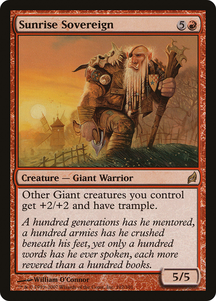 Sunrise Sovereign (LRW-192) [Lorwyn]