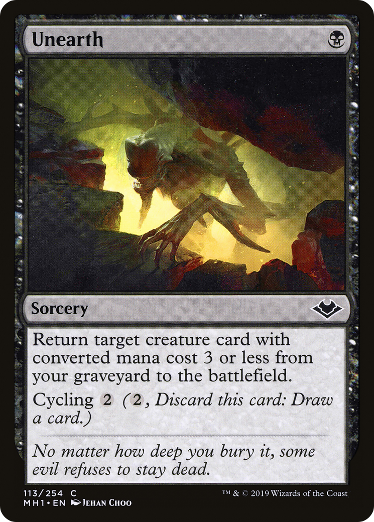 Unearth (MH1-113) [Modern Horizons]