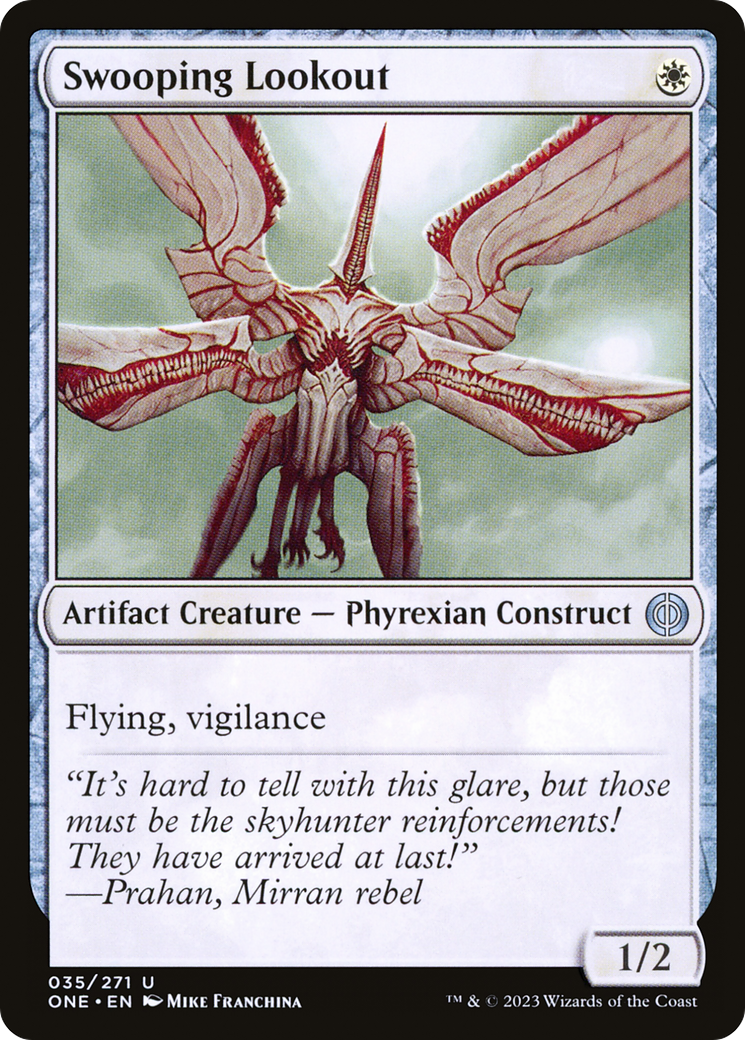 Swooping Lookout (ONE-035) [Phyrexia: All Will Be One] Foil