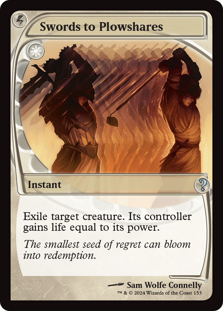 Swords to Plowshares (MB2-153) [Mystery Booster 2] Foil