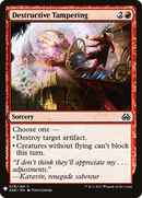 Destructive Tampering (LIST-AER-78) [The List]