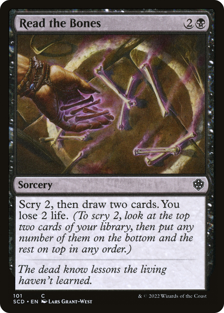 Read the Bones (SCD-101) [Starter Commander Decks]
