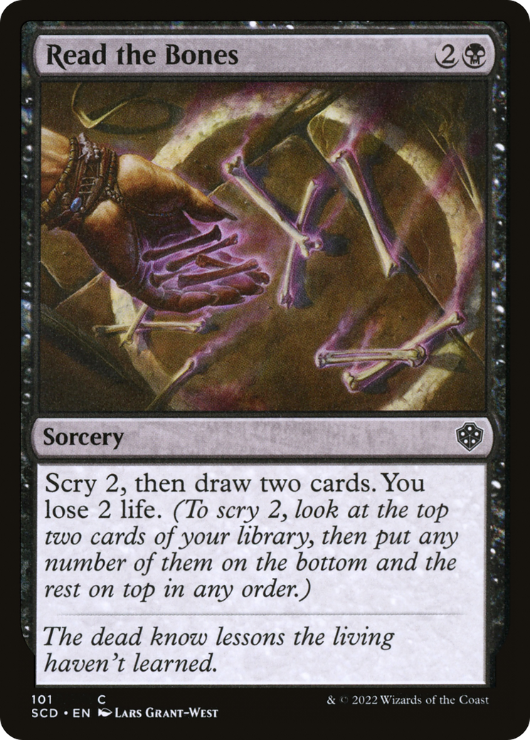 Read the Bones (SCD-101) [Starter Commander Decks]
