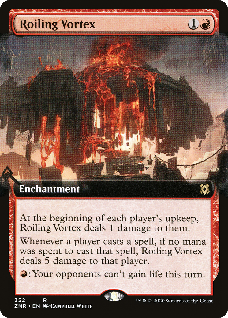 Roiling Vortex (Extended Art) (ZNR-352) [Zendikar Rising]