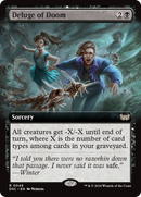 Deluge of Doom (DSC-048) [Duskmourn: House of Horror Commander]: (Extended Art)