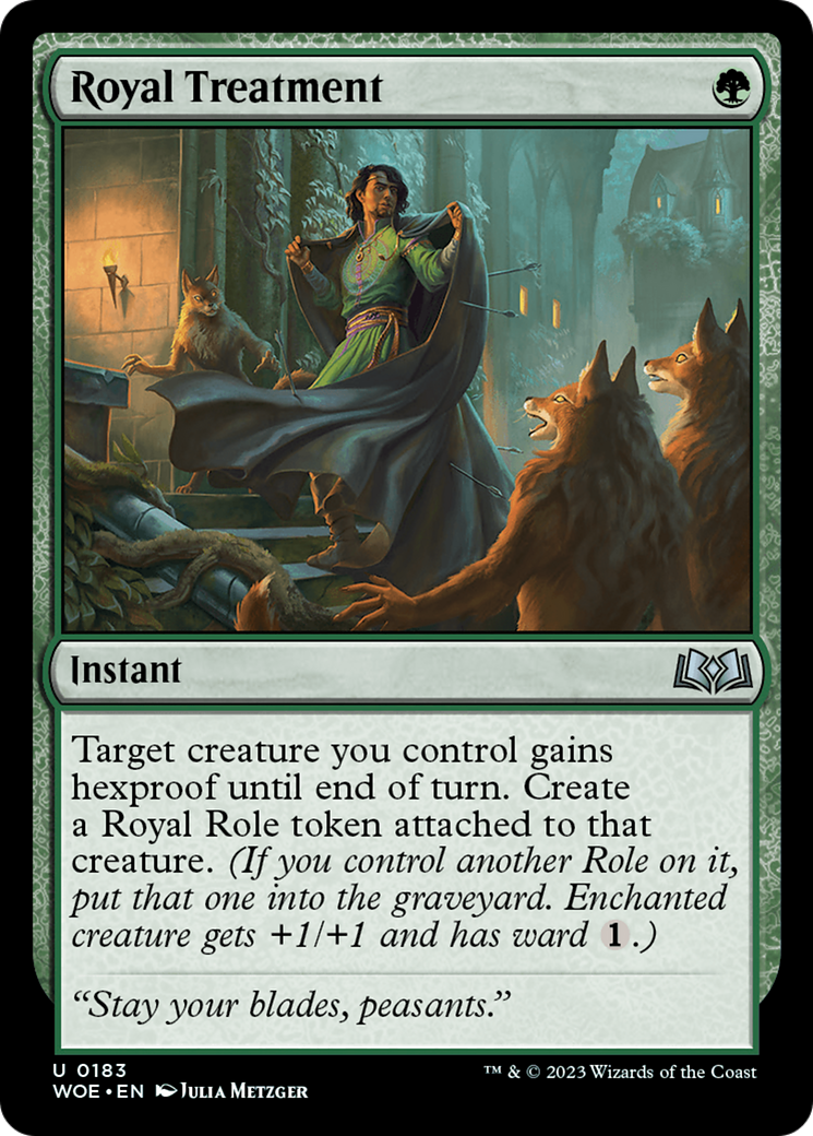 Royal Treatment (WOE-183) [Wilds of Eldraine] Foil