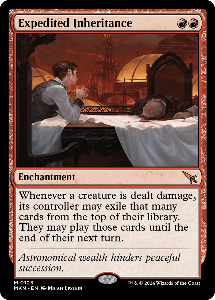Expedited Inheritance (MKM-123) [Murders at Karlov Manor] Foil