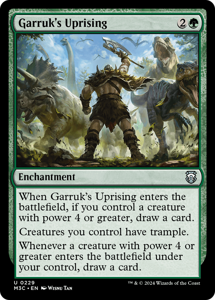 Garruk's Uprising (M3C-229) [Modern Horizons 3 Commander]