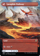 Riverglide Pathway // Lavaglide Pathway (ZNR-289) [Zendikar Rising]: (Showcase) (Borderless) Foil