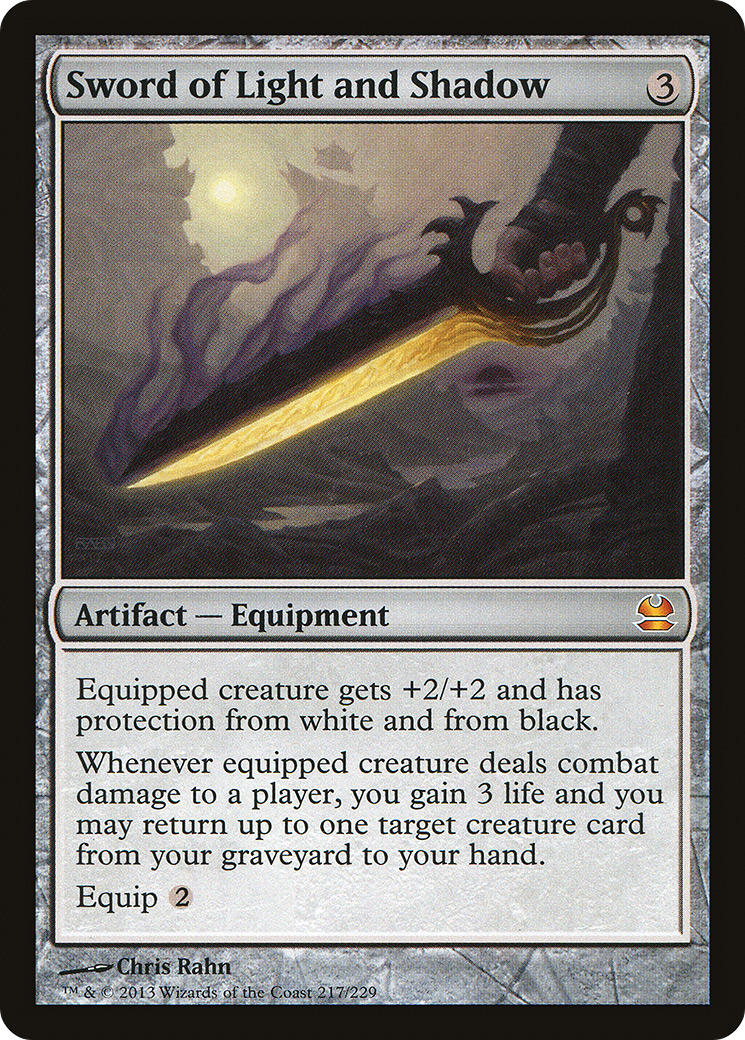 Sword of Light and Shadow (MMA-217) [Modern Masters] Foil