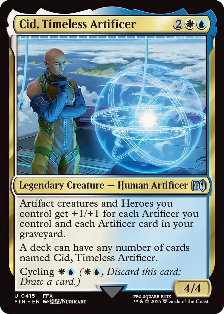 Cid, Timeless Artificer (0415) (FIN-415) [FINAL FANTASY]