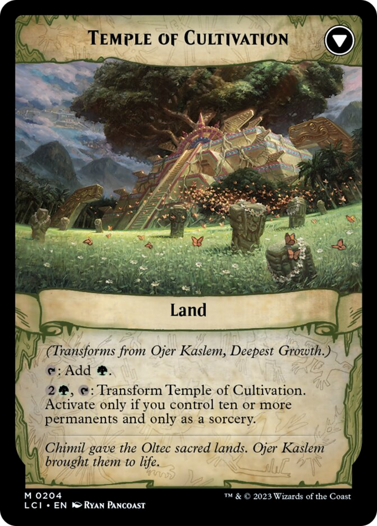 Ojer Kaslem, Deepest Growth // Temple of Cultivation (LCI-204) [The Lost Caverns of Ixalan] Foil