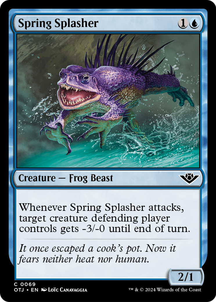 Spring Splasher (OTJ-069) [Outlaws of Thunder Junction] Foil