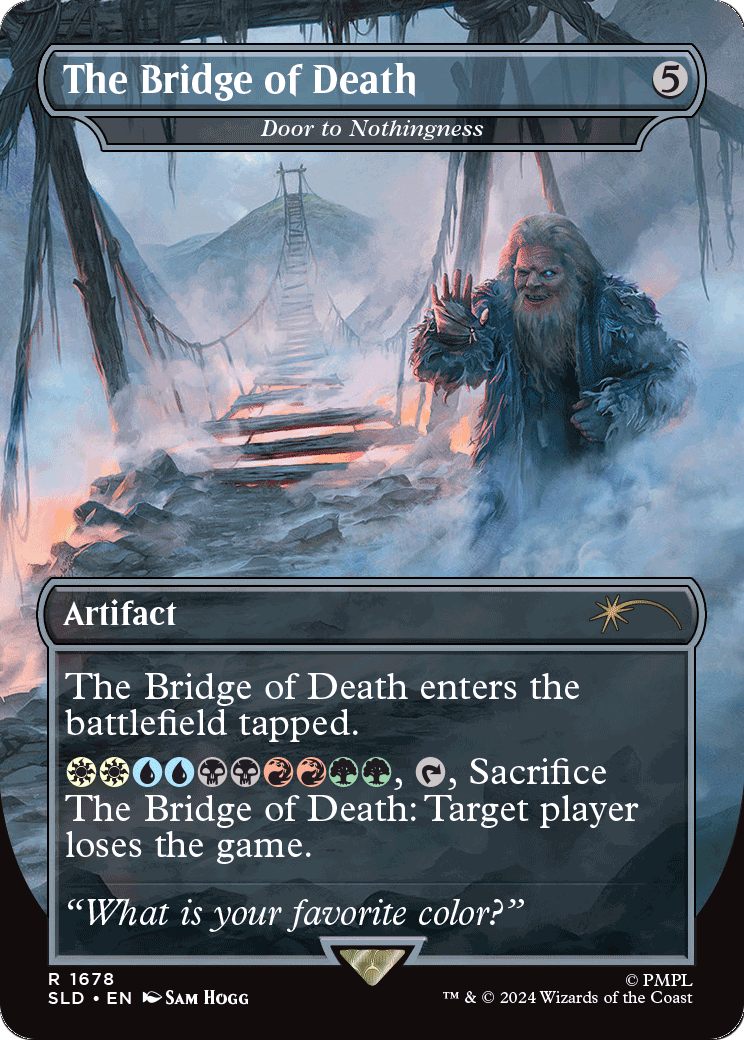 Door to Nothingness (SLD-1678) (Borderless) [Secret Lair Drop] Foil