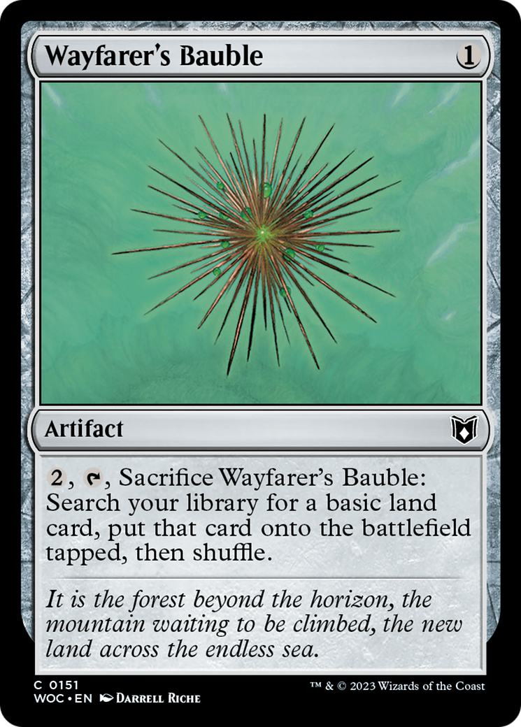 Wayfarer's Bauble (WOC-151) [Wilds of Eldraine Commander]