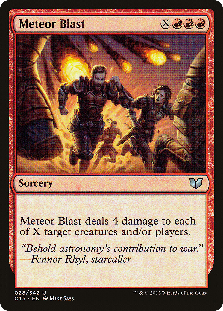 Meteor Blast (C15-028) [Commander 2015]