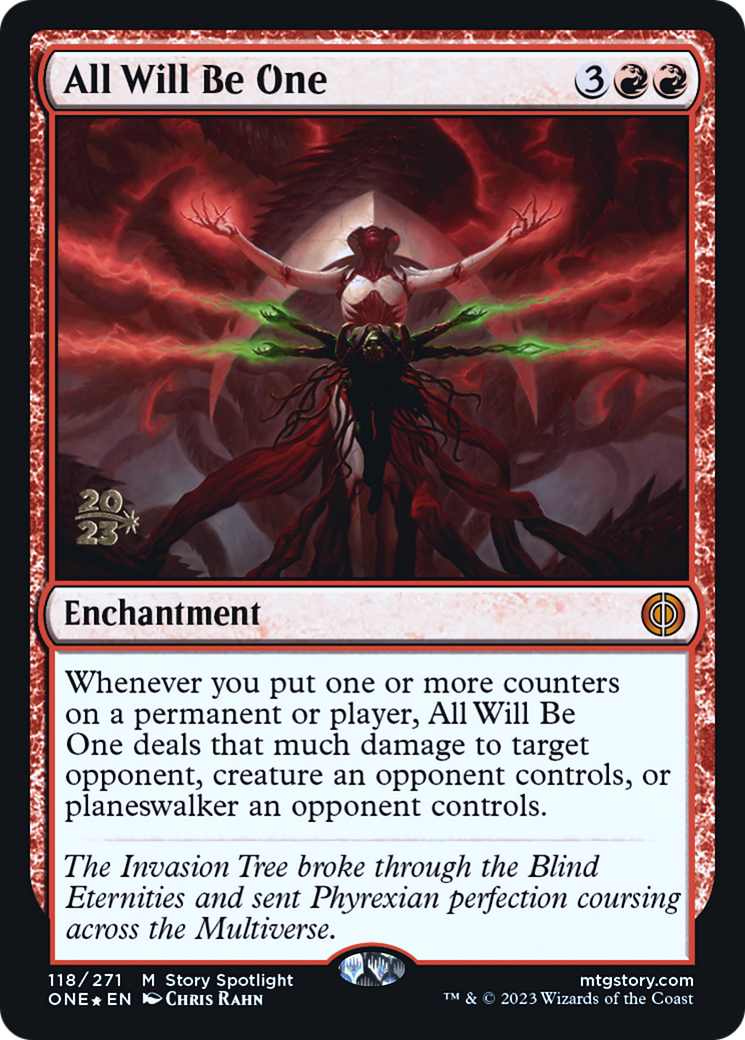 All Will Be One (PRE-118S) [Phyrexia: All Will Be One Promos] Foil