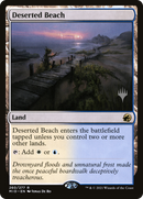 Deserted Beach (PPMID-260P) [Promo Pack: Innistrad: Midnight Hunt Promos]