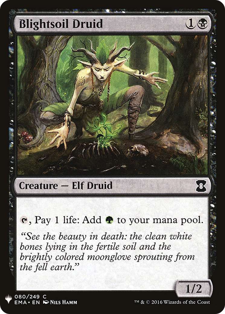 Blightsoil Druid (LIST-EMA-80) [The List]