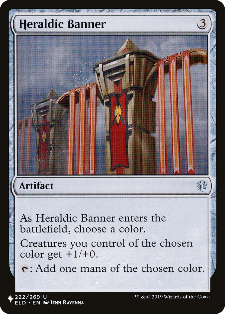 Heraldic Banner (LIST-ELD-222) [The List]