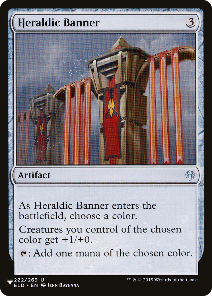 Heraldic Banner (LIST-ELD-222) [The List]