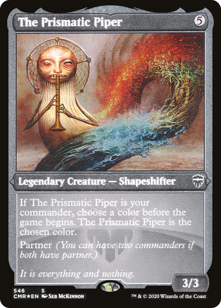 The Prismatic Piper (Foil Etched) (CMR-546) [Commander Legends] Etched Foil