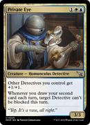 Private Eye (MKM-223) [Murders at Karlov Manor] Foil