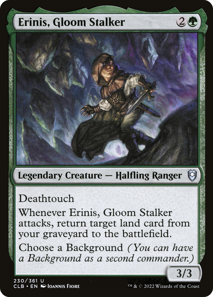 Erinis, Gloom Stalker (CLB-230) [Commander Legends: Battle for Baldur's Gate] Foil