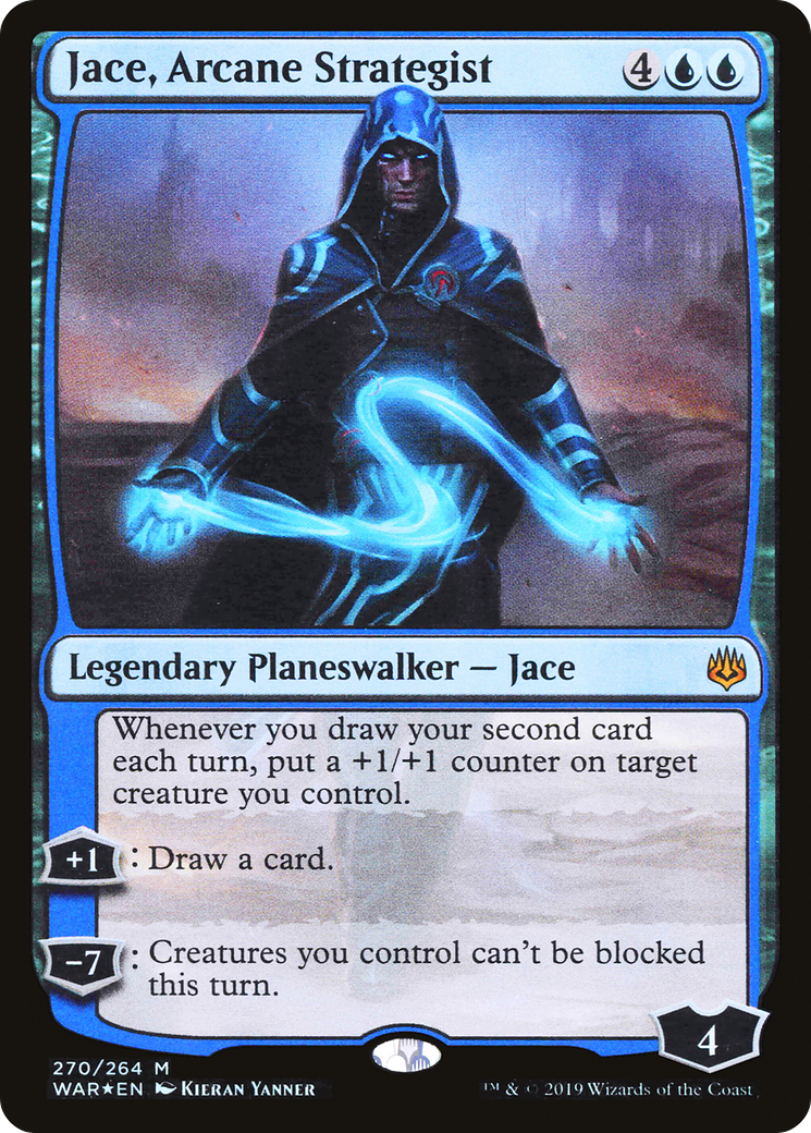 Jace, Arcane Strategist (WAR-270) [War of the Spark] Foil