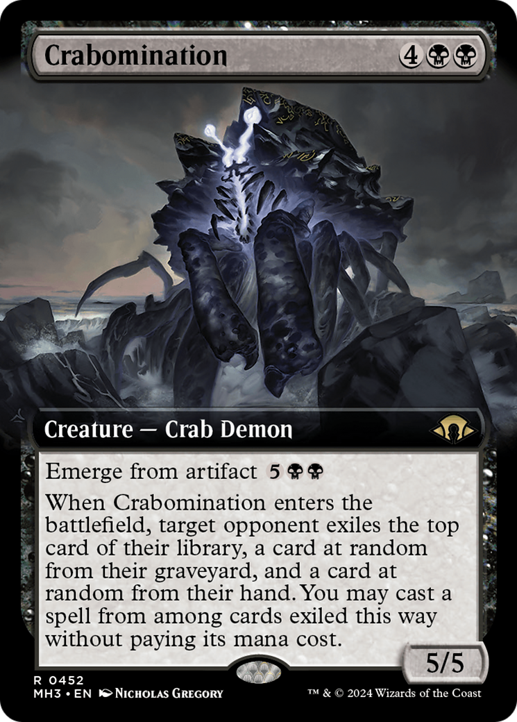 Crabomination (MH3-452) [Modern Horizons 3]: (Extended Art) Foil