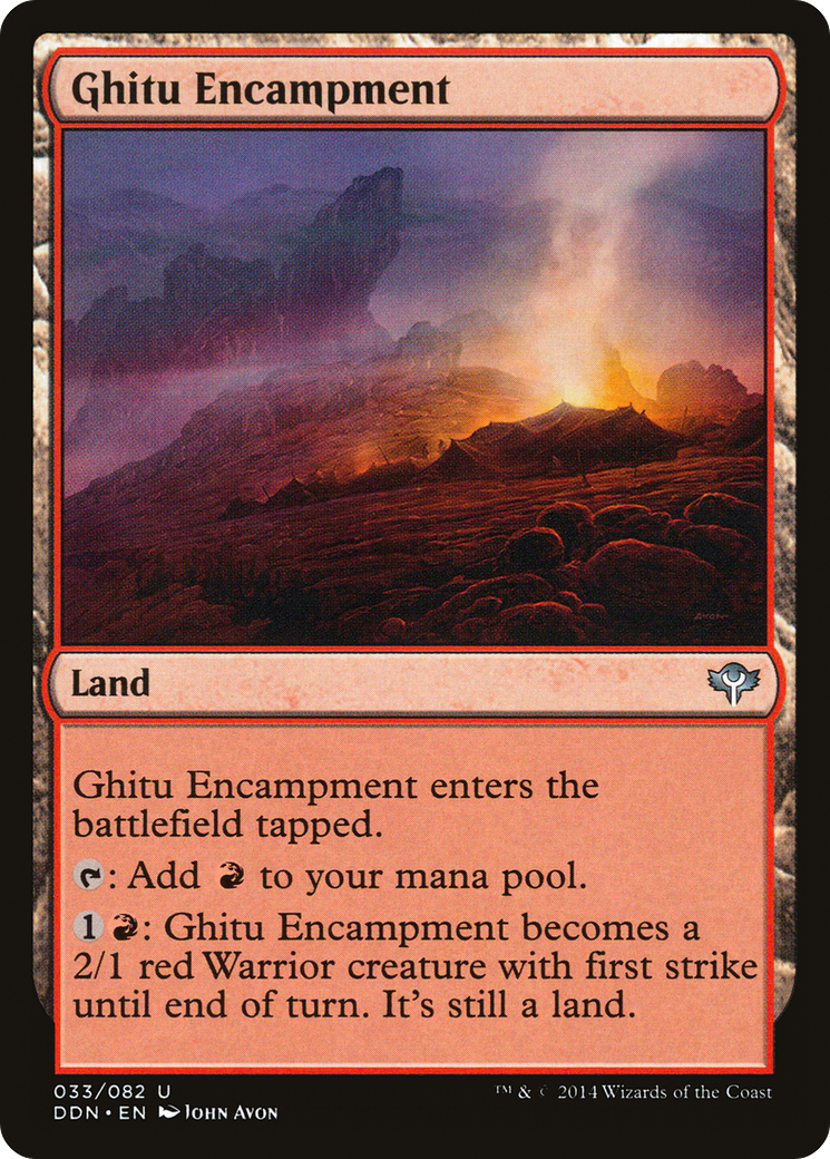 Ghitu Encampment (DDN-033) [Duel Decks: Speed vs. Cunning]