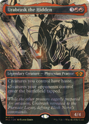 Urabrask the Hidden (MUL-153) [Multiverse Legends]: (Showcase) (Borderless) Foil